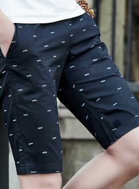 New 2022 Men's Summer Casual Shorts Men Straight Shorts Male