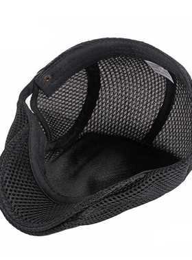 Ladies Summer Thin Shade Breathable Beret Men's Mesh Peaked