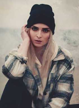 Casual Women's Winter Beanie Hats for Men Hip Hop Skullies C