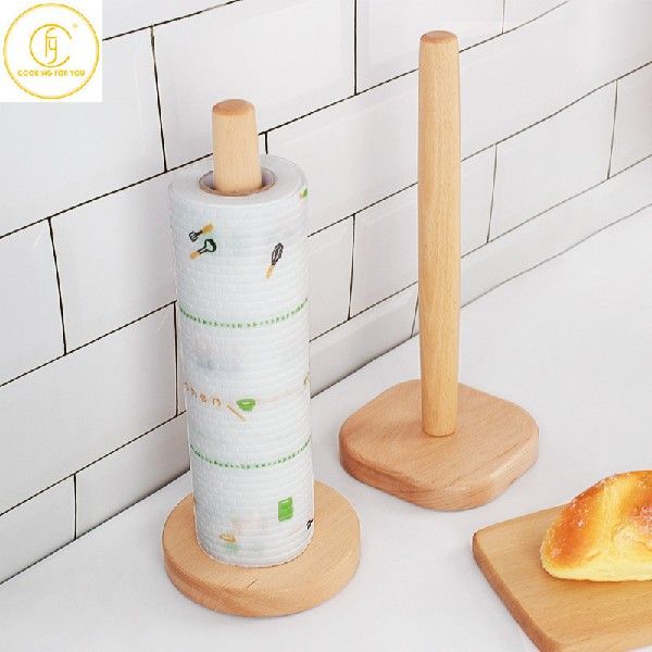 Home Pure Wooden Tissue orage Racks Household Kitchen