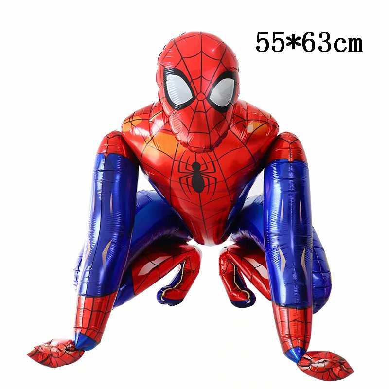 1pc 3D Marvel Spiderman Iron Man Foil Balloon the Avengers h - 图2