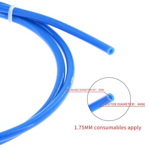PC4-M6 Pneumatic Connector With 1M PTFE Teflonto Tube 2*4MM - 图1