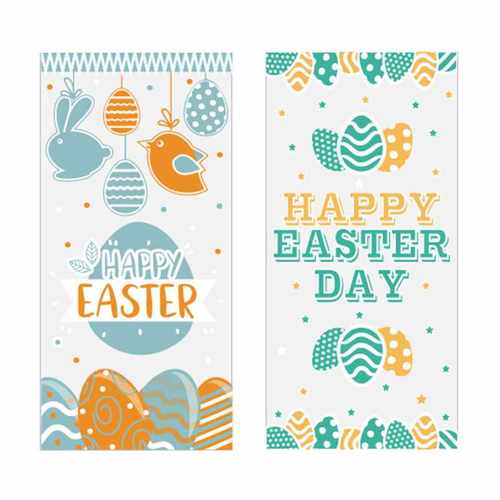 50pcs/lot Easter Day Packing Bag Cute Cartoon Rabbit and Egg - 图1