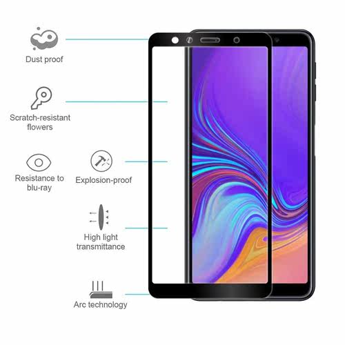 *Full Cover Protective Glass for Samsung Galaxy A7 2018 A750 - 图1