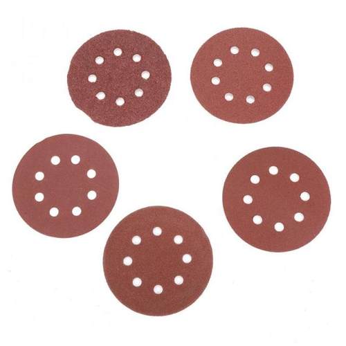 50PCS 125mm Round Shape Silicon Carbide Sanding Discs 40 60 - 图0