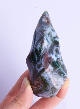 海洋碧玉火炬天然水晶家居