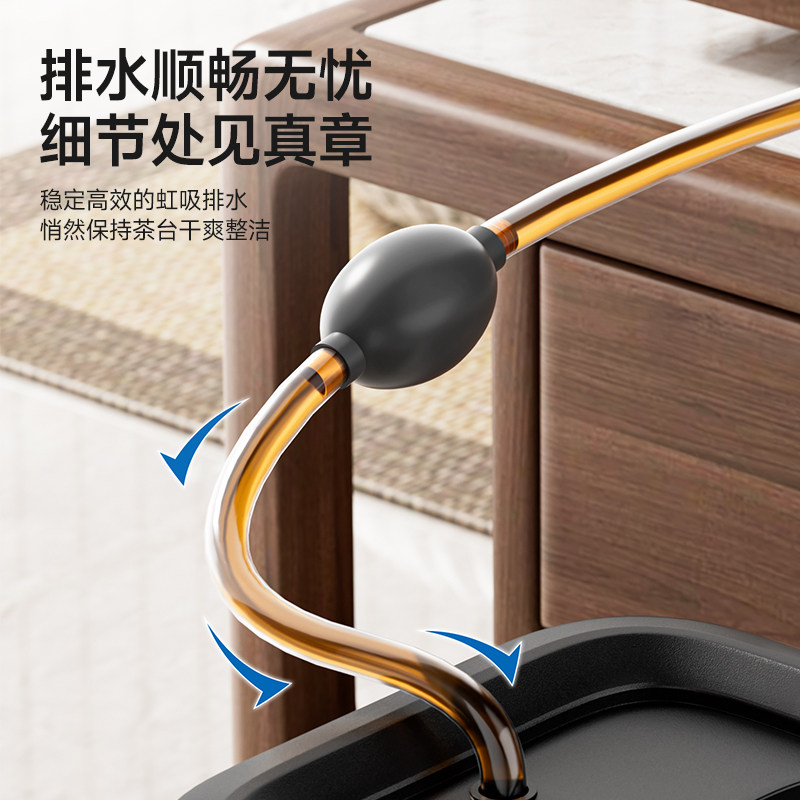 苏泊尔茶水桶茶渣桶高端废水桶不锈钢茶水台专用垃圾桶茶叶排水桶