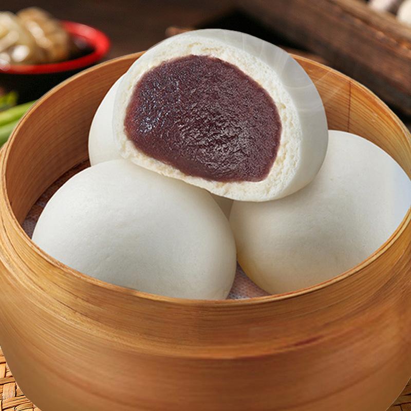 广州酒家利口福流沙核桃奶黄豆沙肠仔包广式早茶点心儿童速食早餐 - 图0