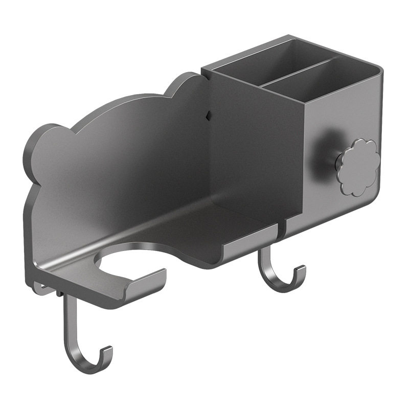 家用吹风机置物架壁挂式免打孔电吹风支架浴室吹风筒挂架收纳,淘宝优惠券,粉丝福利购,淘宝优惠卷