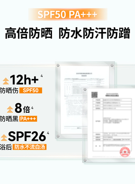 BABI防晒定妆喷雾控油防蹭清透持妆不脱妆防水防汗高倍防晒SPF50