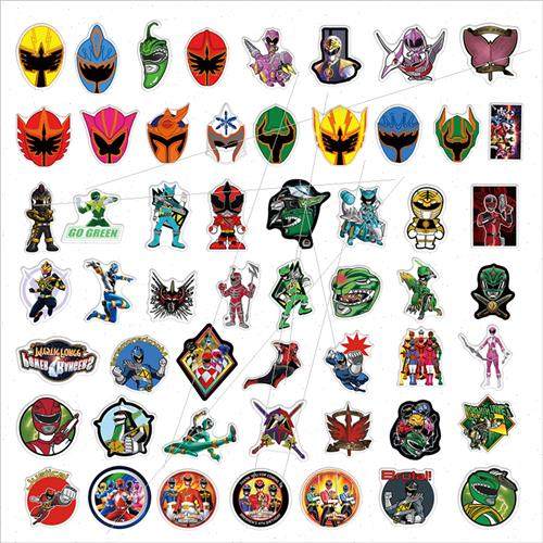 50 Dinosaur Warriors cartoon animation graffiti stickers sui - 图1