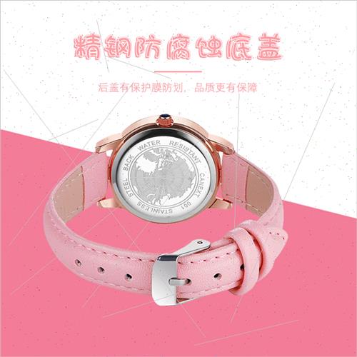 New cartoon children watch female quartz watch luminous wat-图2