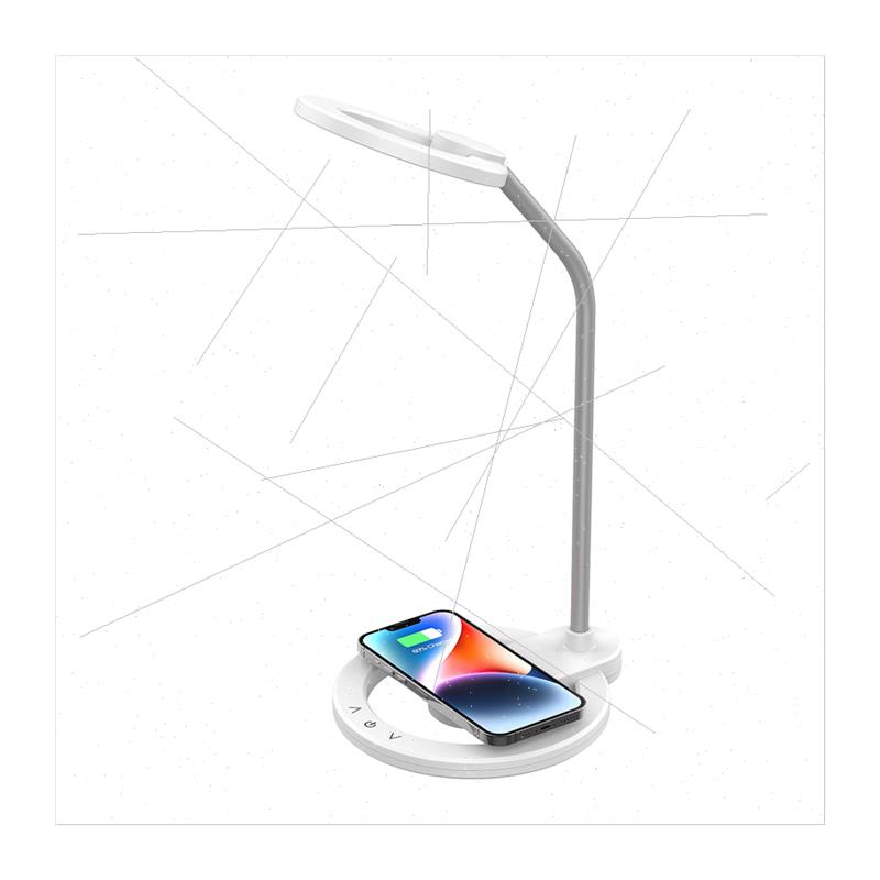 2023 New Smart Wireless Charging Desk Lamp 15W Wireless Fas-图3