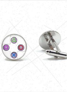 Retro Gaming Xbox Controller Art Pattern Cufflinks New Men S