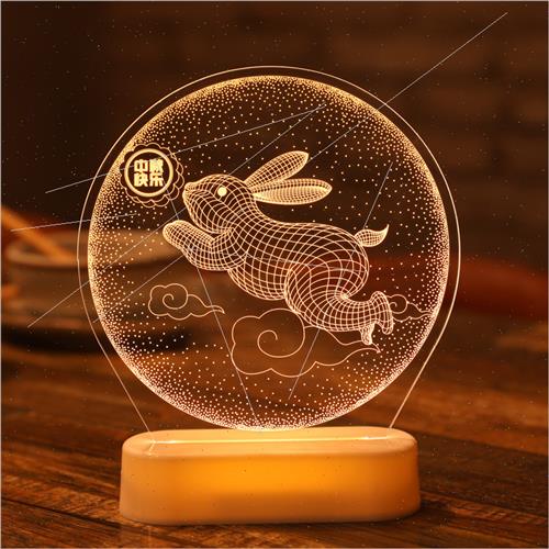 Day Mid-Autumn Festival venue decoration night light LED han - 图0