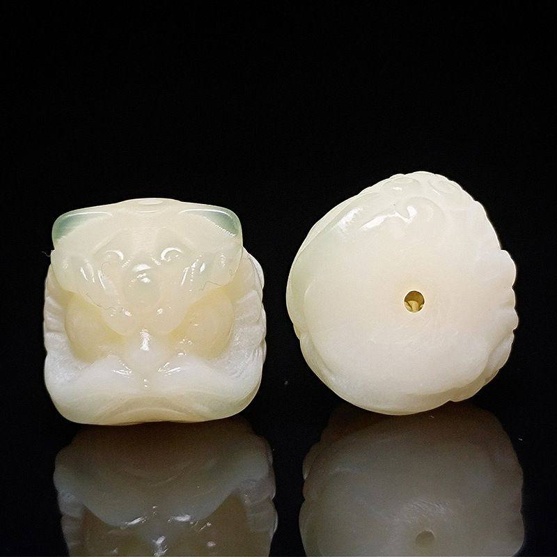 【真菩提】醒狮DIY天然菩提根雕刻高抛精工文玩佛珠手工配饰配珠 - 图2