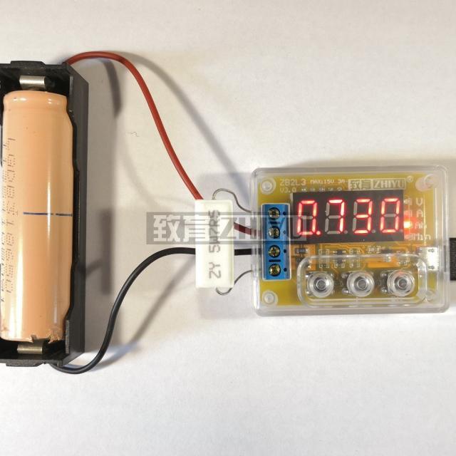 ZB2L3 V3电池容量测试仪外接负载1.2-12V电池18650测试3A成品带壳 - 图3