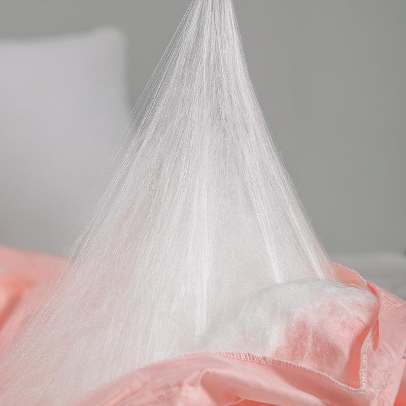 五世同堂婚庆金标蚕丝被 婚庆喜庆蚕丝被子母被芯被子 赠四件套 - 图3