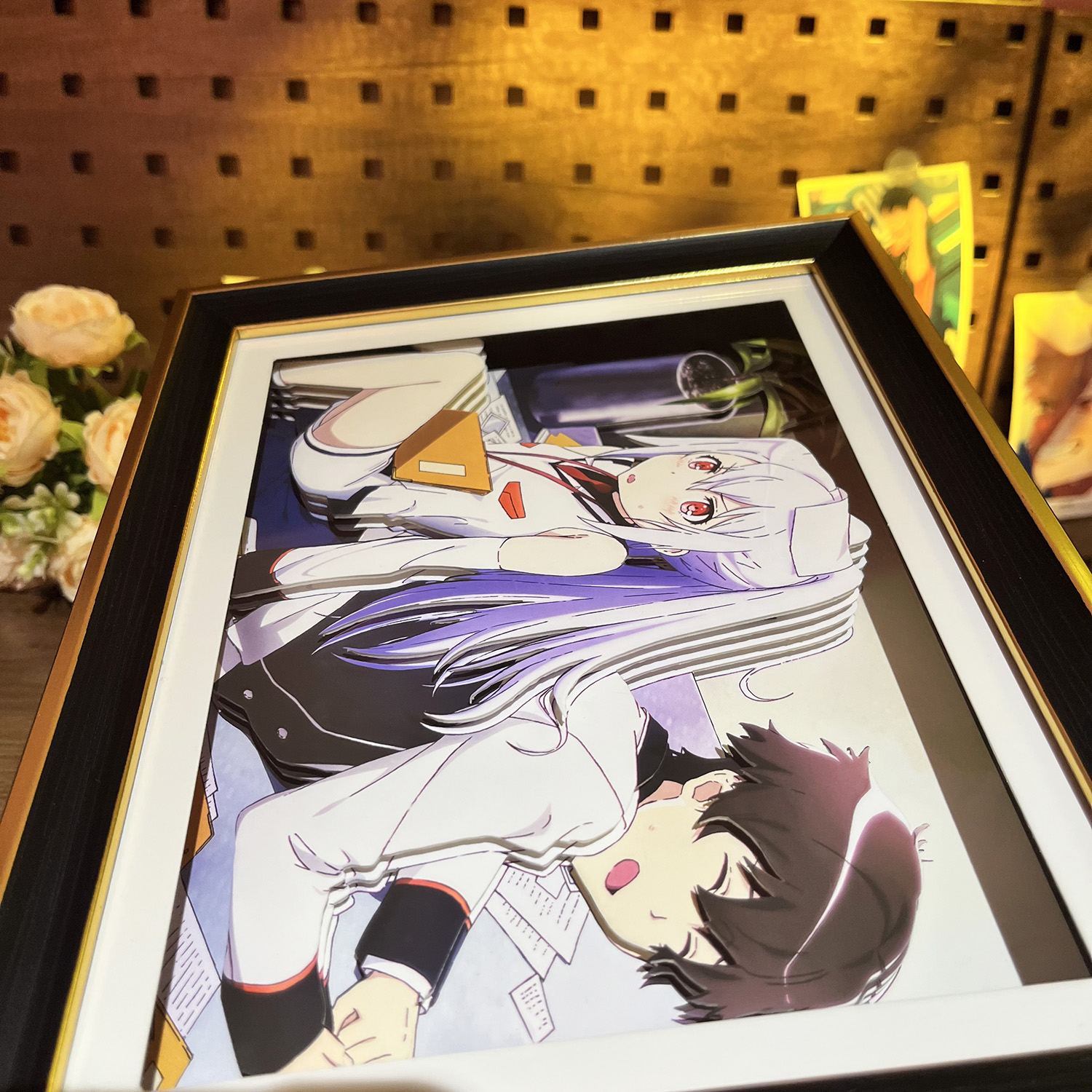 可塑性记忆动漫手办艾拉3D立体画女友生日礼物装饰画卧室相框挂画 - 图2