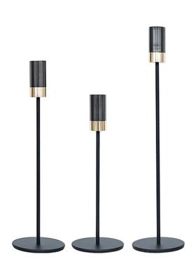 现代简约轻奢风金色铁艺家居客厅餐桌酒店餐厅婚庆样板房装饰摆件