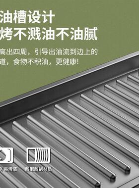 卡式电烧烤炉多功能电烤盘电烧烤炉家用小烤盘两用学生锅