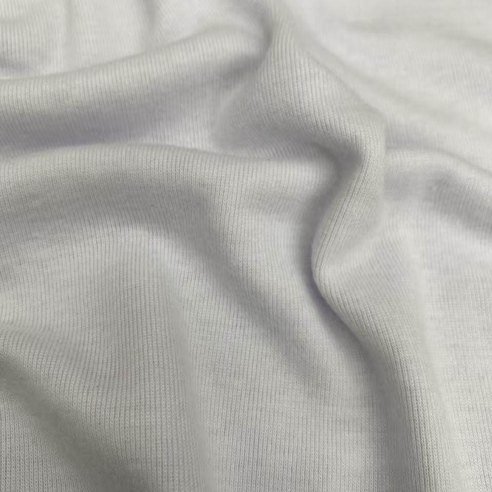 漂白1*1罗纹布数码印 涤棉羊毛绒磨毛 1*1弹力布大白色印花专用,淘宝优惠券,粉丝福利购,淘宝优惠卷