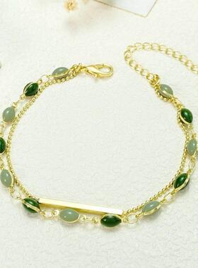 法式复古双层创意叠戴女欧