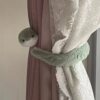 Cute little green snake plush winding doll long snake doll curtain straps desktop ornaments decoration for best friends