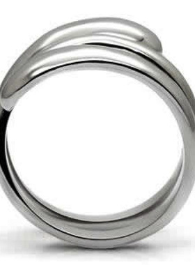 华杰  跨境新款经典个性仿白金螺旋戒指男女创意戒指手饰厂家直销