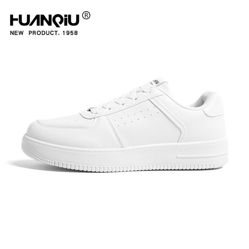 环球厚底小白鞋男2026新款百搭简约潮流时尚舒适美式复古减震耐磨
