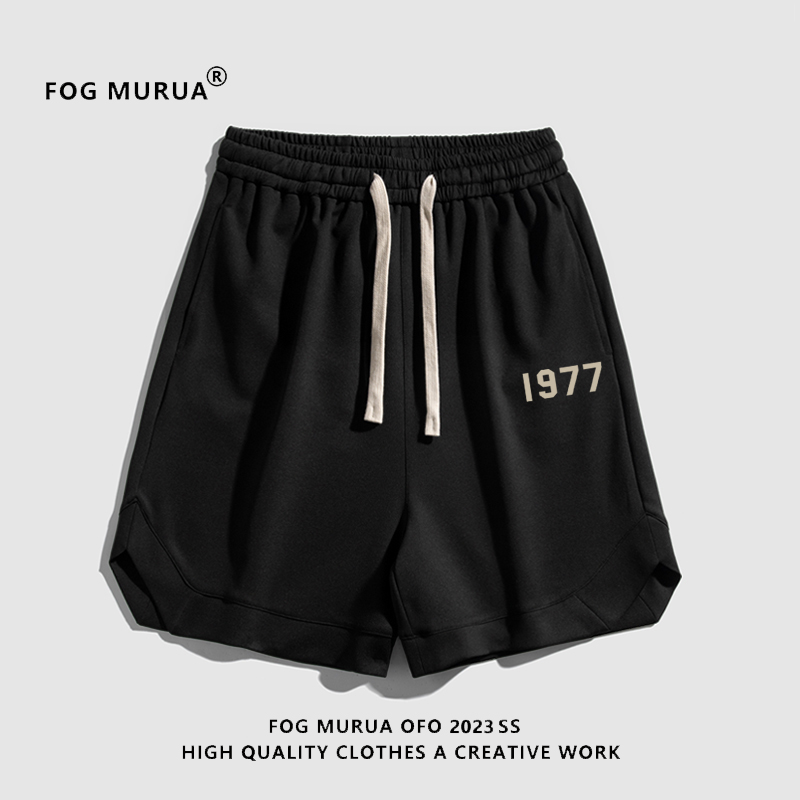 FOG MURUA复线第七季主线短裤运动休闲男女情侣1977五分裤潮高街B