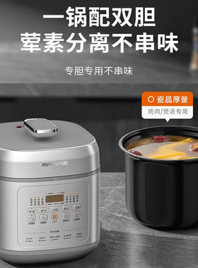 九阳电压力煲5L一锅双胆电压力锅