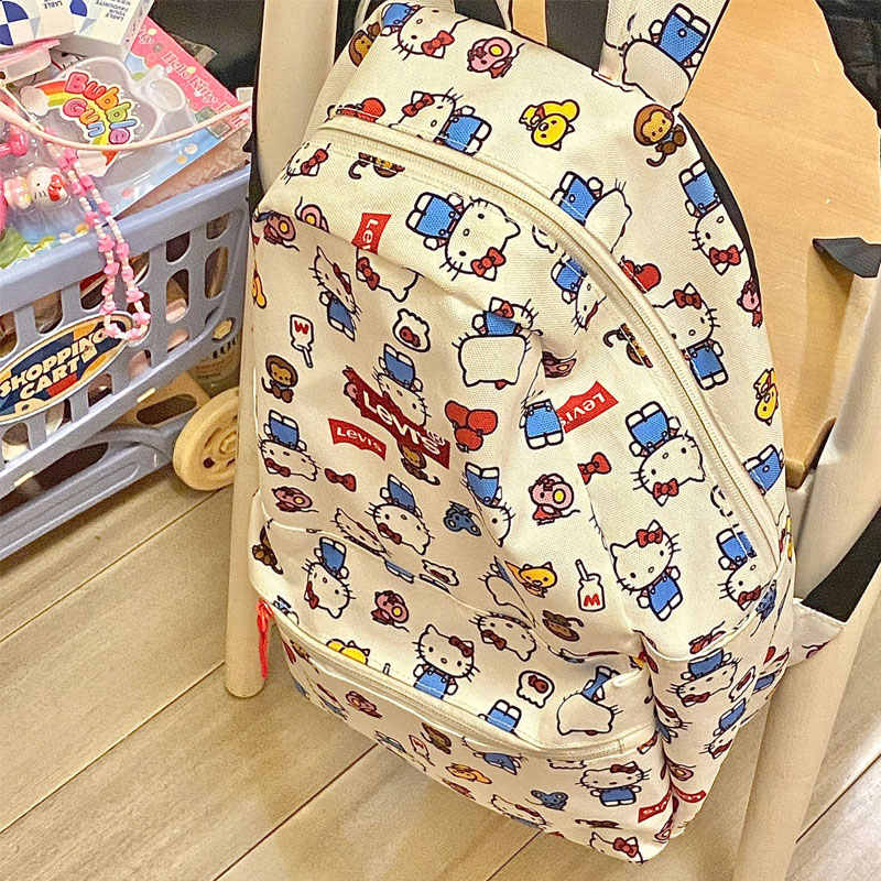 Hello Kitty x WHOOSIS Checkered backpack