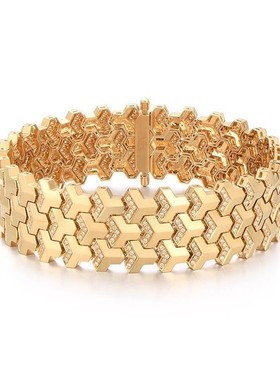 925银电镀简约轻奢锆石高