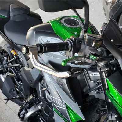 MOWOK适用川崎Z1000 Z900 ER6N ZX6R10R改装刹车牛角护手离合护杠-图0