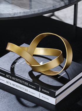 现代简约欧式轻奢金色缠