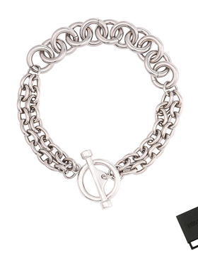 ZAUCE造赐 滑板T扣手链 街头小众潮流 电镀白金