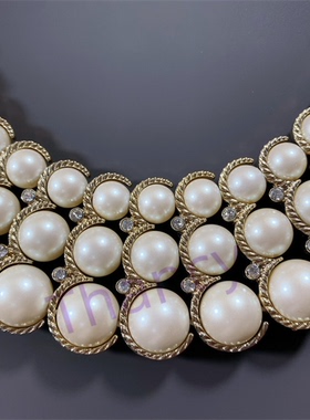 琉璃珍珠复古项链ANNTAYL0R