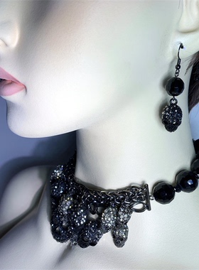 Vintage古董打标暗黑潮酷骷髅头