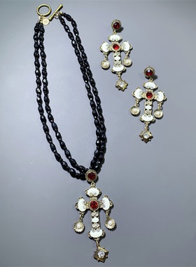 Vintage中古法国IKITA打标黑色琉