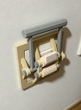 3D打印三角洲拉闸开关贴遮丑