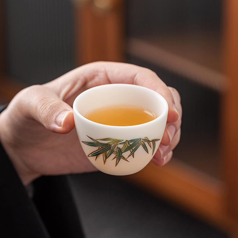 High-end fast-climbing tea set portable and easy to clean