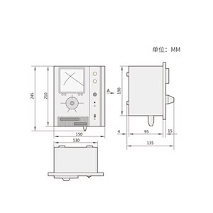 交流电-动机电磁调速动机电控制器调速表 JD1A40 11 90 220V