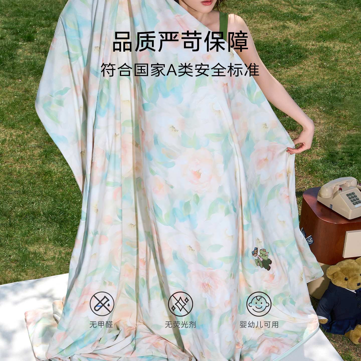 TeenieWeenie蚕丝被100柞蚕丝2025新款夏凉被官方旗舰店正品被子 - 图1