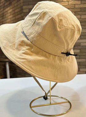 夏季速干防水渔夫帽男女户外钓鱼露营登山帽大檐防紫外线太阳帽子