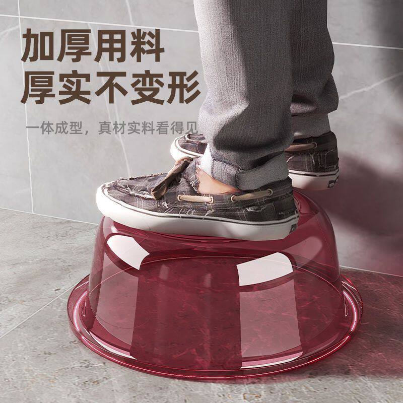 加厚洗脸盆透明盆塑料家用洗菜盆婴儿宝宝洗脚盆学生宿舍洗衣盆子,淘宝优惠券,粉丝福利购,淘宝优惠卷