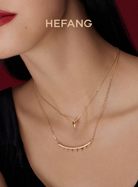 HEFANG何方萌趣虎爪锁骨链