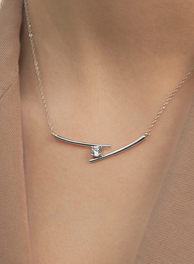 HEFANG何方珠宝筷子锁骨链