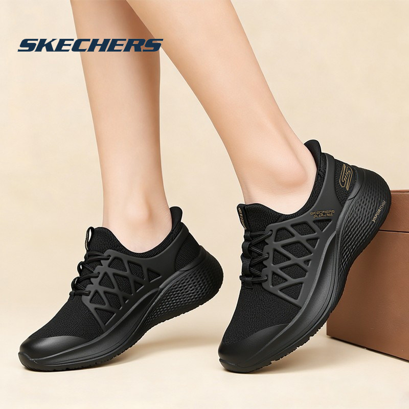 斯凯奇女鞋2026新款秋冬官方女款运动鞋一脚蹬穿脱闪穿休闲健步鞋,淘宝优惠券,粉丝福利购,淘宝优惠卷