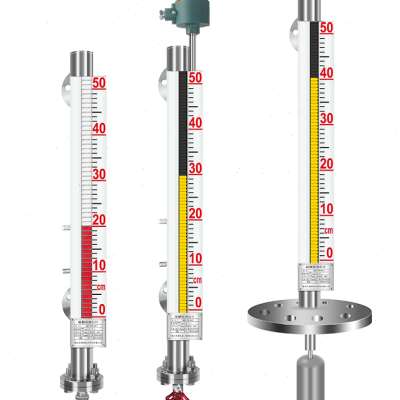 新款磁翻板液位计带远传磁性翻板开关磁耦合不锈钢PP顶装式浮子液 - 图2